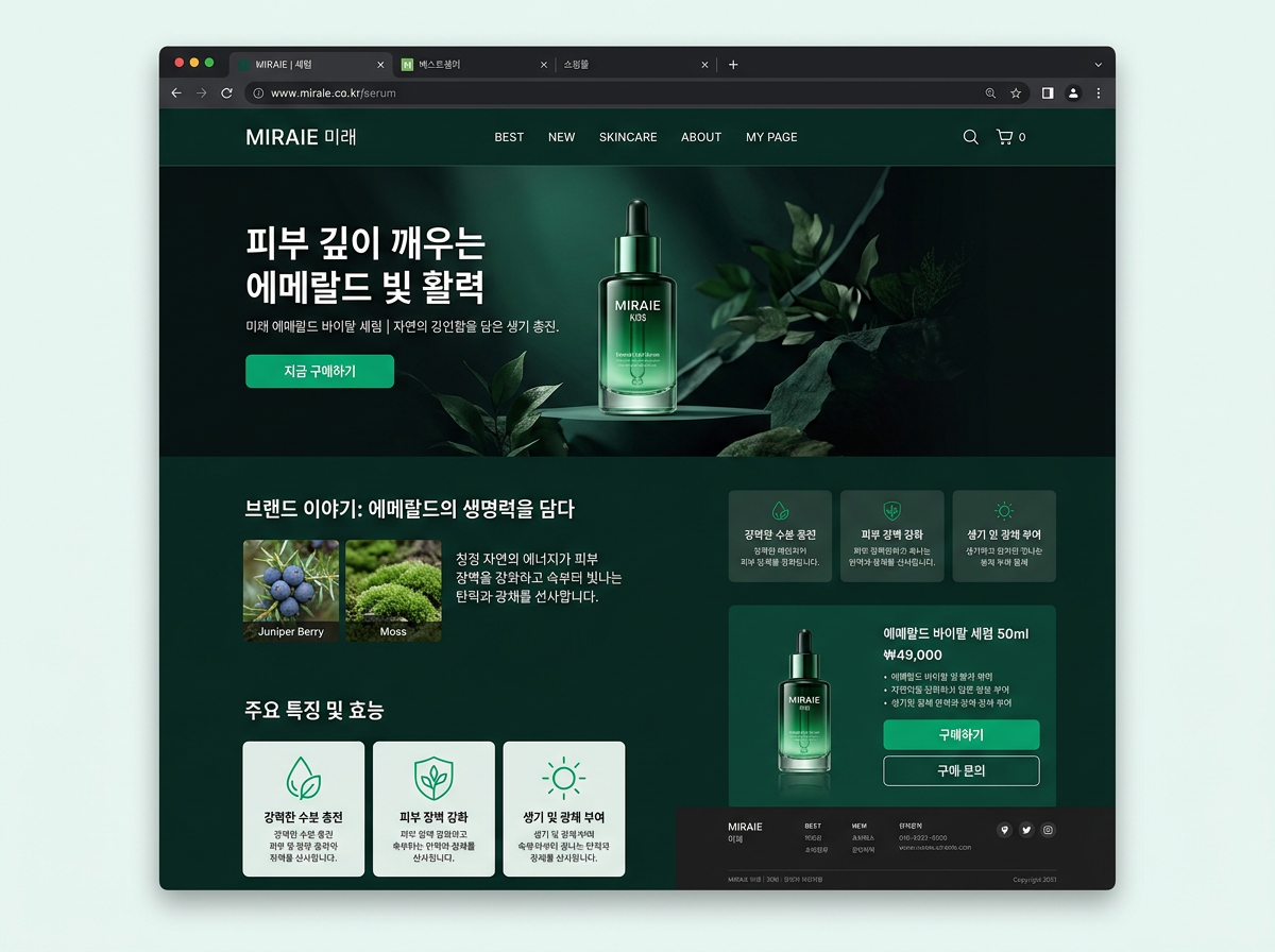 브랜드형 상세 랜딩 시안 A